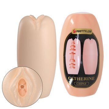 Мастурбатор вагина яйце Pretty Love Catherine бежева, 7.4 х 3.5 см BI-014832-4-3 фото