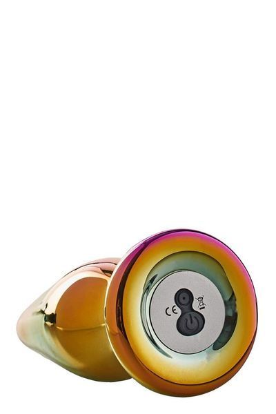 Анальна пробка з вібрацією скляна конусна Dream Toys GLAMOUR GLASS DT21942 фото