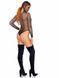 Боді зі стразами з капюшоном Leg Avenue Rhinestone net hooded teddy O/S KI4030 фото 4