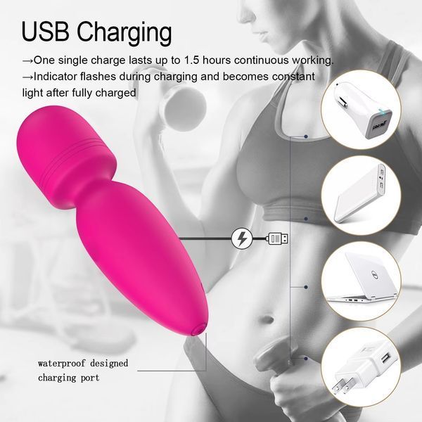 Міні-вібратор мікрофон Every Night Toys Amy рожевий, 10 режимів вібрації 42081 /YAI043mini фото