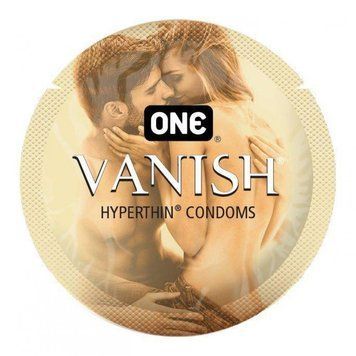 Набір ультратонких латексних презервативів One Vanish Hyperthin (ціна за 5 шт.) ON221995 фото