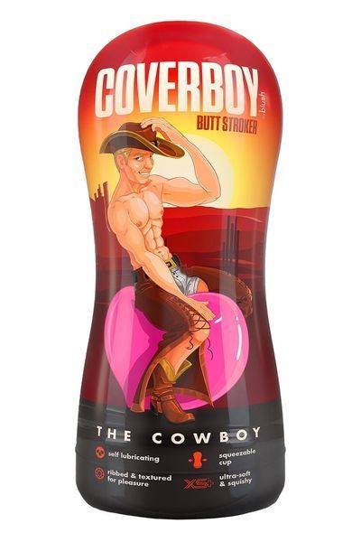 Мастурбатор анус Blush Coverboy Cowboy бежевий, 18.5 см B331955 фото