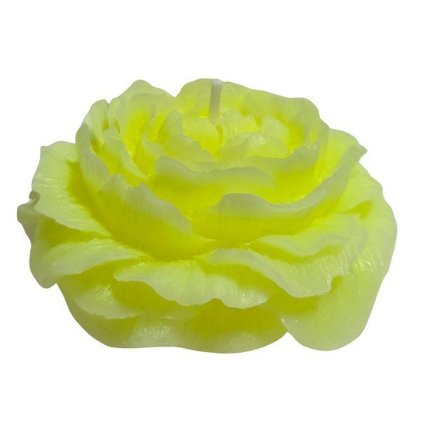 Свічка півонія люмінесцентна GlowKink низькотемпературна, салатова, L GK409848 фото
