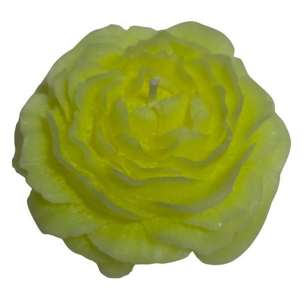 Свічка півонія люмінесцентна GlowKink низькотемпературна, салатова, L GK409848 фото
