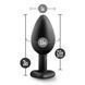 Анальная пробка с камнем Blush TEMPTASIA BLING PLUG SMALL BLACK T331050 фото 3
