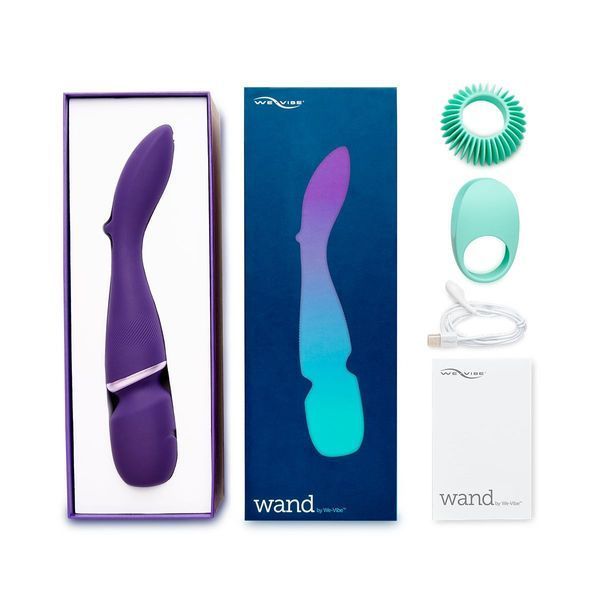 Вібромасажер Мікрофон Wand by We-Vibe, фіолетовий W44023 фото
