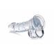 Фалоімітатор реалістичний на присосці Jock C-Thru прозорий, 21 см CN-09-0708-00 фото 2