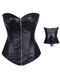 Корсет с застежкой молнией Star Night Sexy Leather и шнуровкой, черный, XS (без коробки) A2803/XS фото 7
