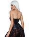 Корсет с застежкой молнией Star Night Sexy Leather и шнуровкой, черный, XS (без коробки) A2803/XS фото 4
