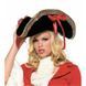 Піратський капелюх Pirate Hat with Gold Trim від Leg Avenue, чорний 2099 фото 2