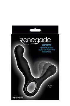 Масажер простати RENEGADE REVIVE PROSTATE MASSAGER BLACK T280363 фото