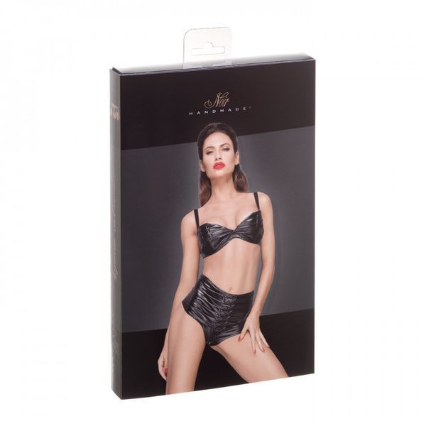 Труси-шорти з декоративними складками F176 Noir Handmade XL NR01909 фото