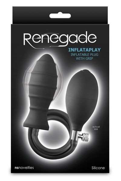 Анальная пробка с накачкой NS Novelties Renegade черная, 69.2 см NS281430 фото