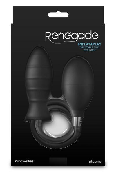 Анальная пробка с накачкой NS Novelties Renegade черная, 69.2 см NS281430 фото