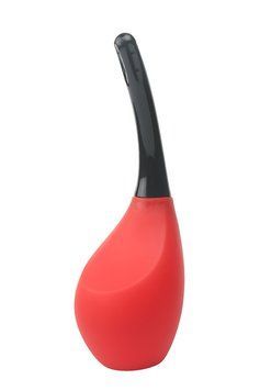 Анальний душ із 9 отворами Dream Toys Menzstuff, об'єм 310 мл, червоний DT21176 фото