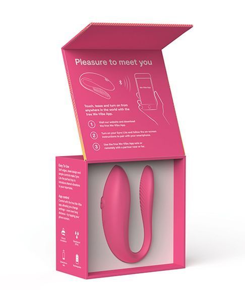 Иновационный вибратор для пар We-Vibe Sync Lite, управляемый через приложение &mdash; розовый 19745/SNSY4SG3 фото