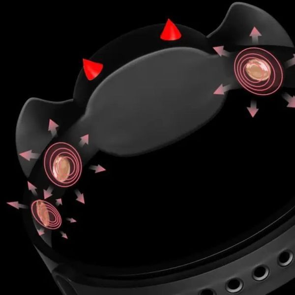 Чокер Бетмен Lockink з електрошоком та додатком у телефоні, чорний 6098 /SMD-002-S фото